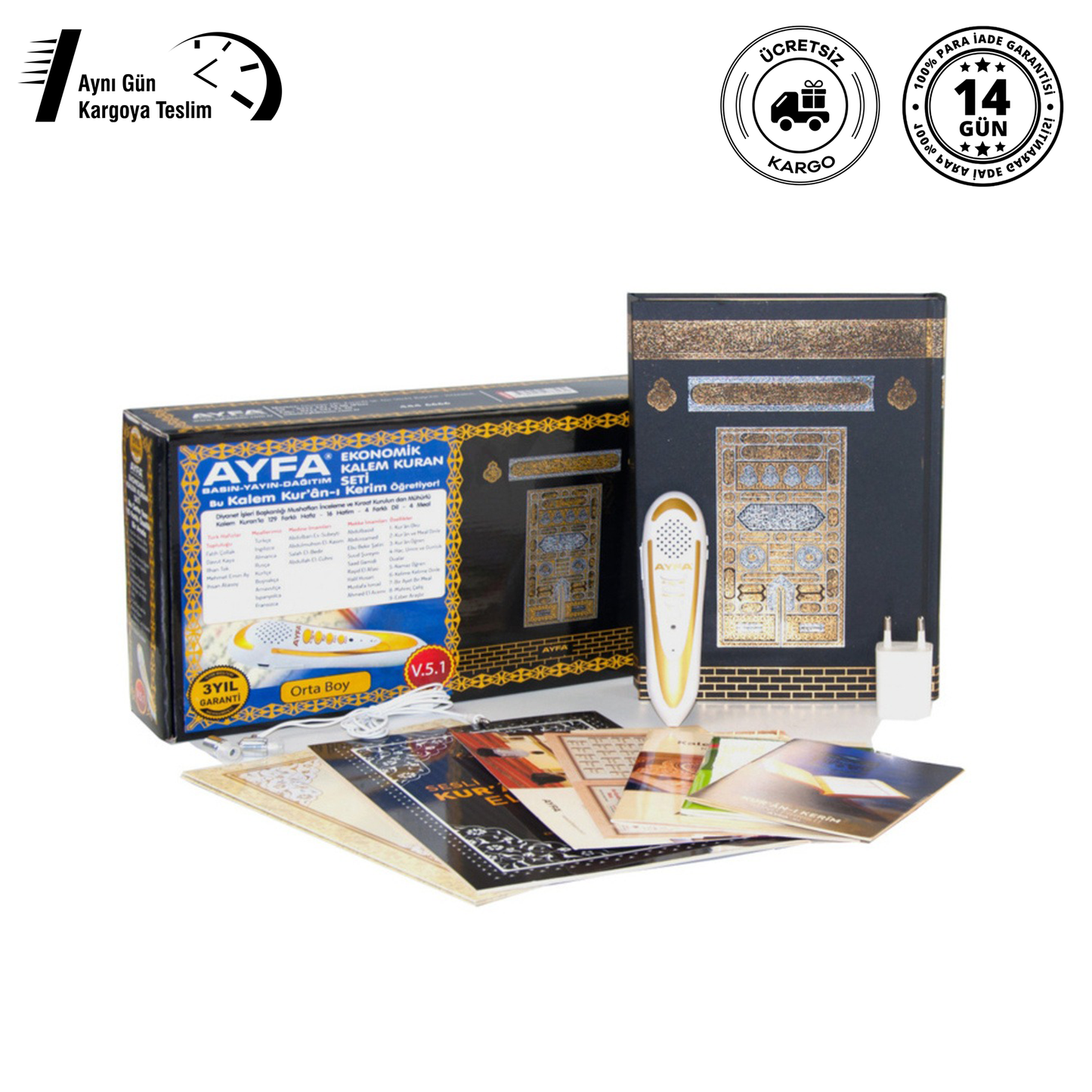 Kuran Okuyan Kalem Seti
