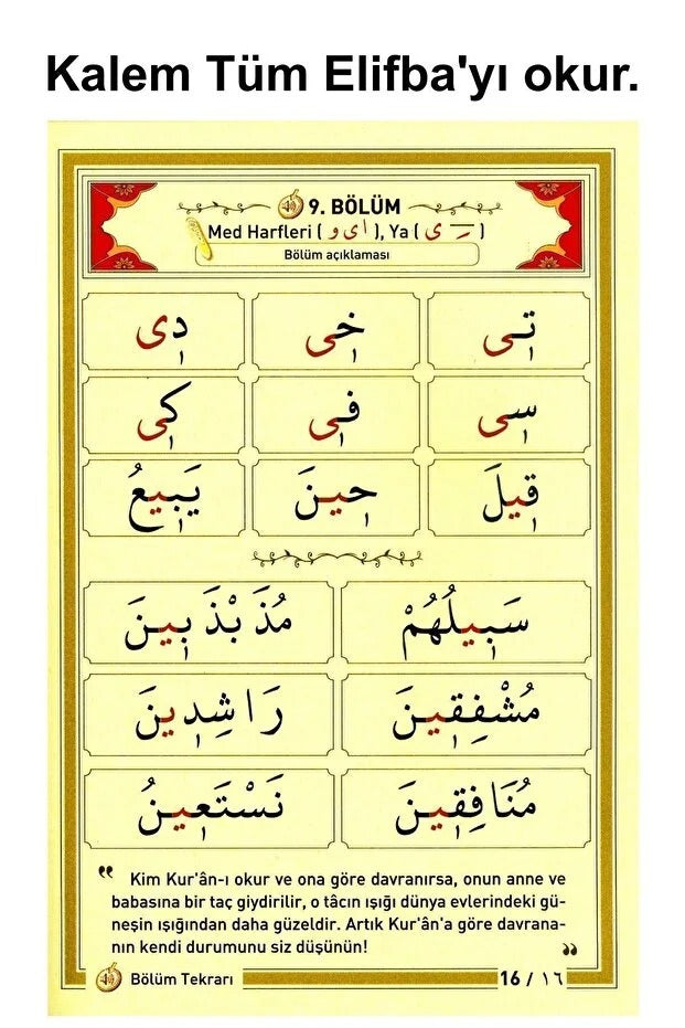 Kuran Okuyan Kalem Seti